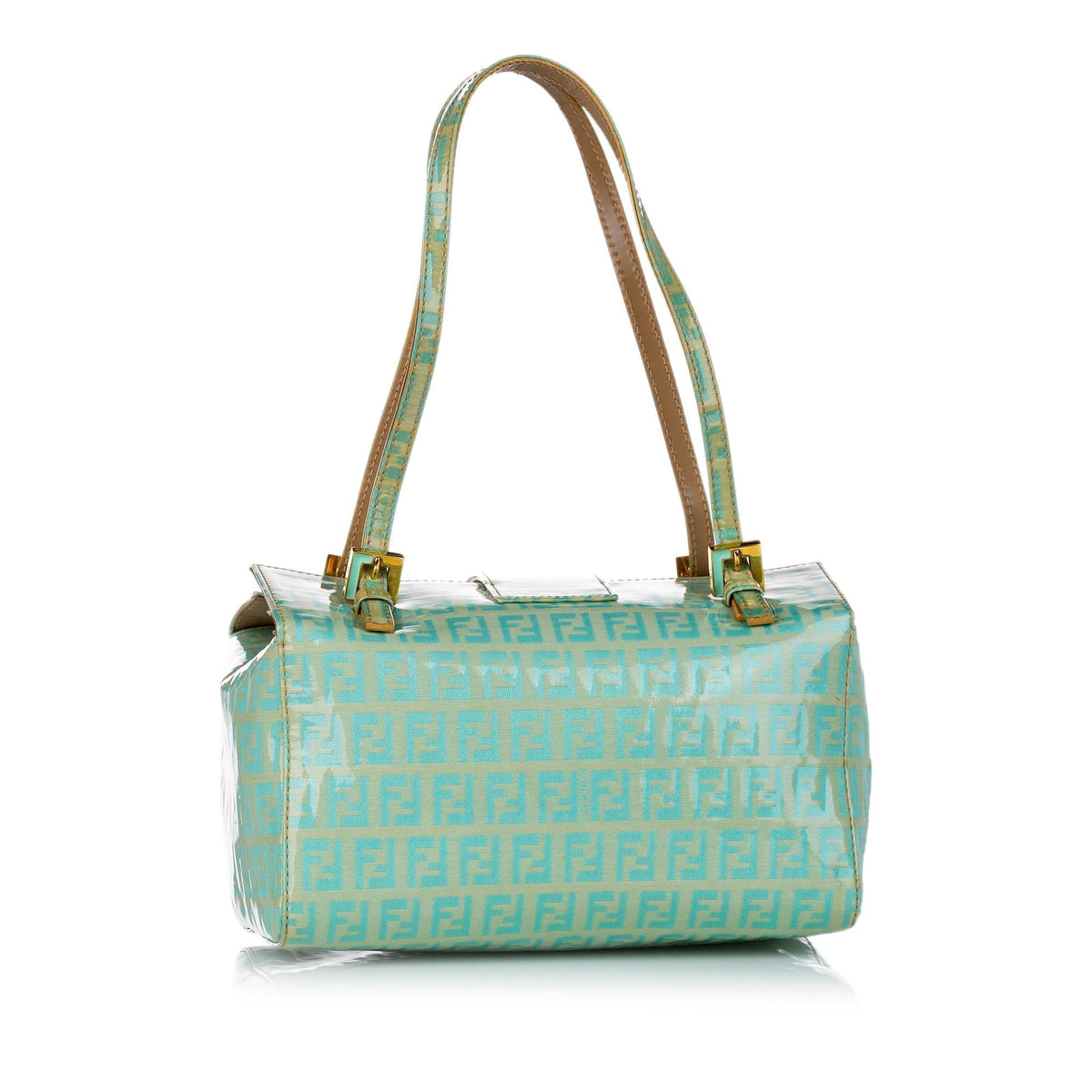 Fendi Zucchino Patent Leather Shoulder Bag (SHG-30257) Rovelle Bags