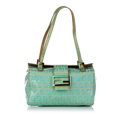 Fendi Zucchino Patent Leather Shoulder Bag (SHG-30257) Rovelle Bags