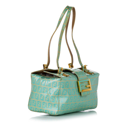 Fendi Zucchino Patent Leather Shoulder Bag (SHG-30257) Rovelle Bags