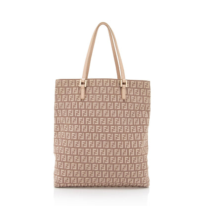 Fendi Zucchino Tall Tote (SHF-t0XZH3) Rovelle Bags