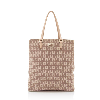 Fendi Zucchino Tall Tote (SHF-t0XZH3) Rovelle Bags