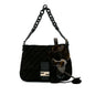Fendi Zucchino Velvet Mamma Chain Shoulder Bag (SHG-c9W5EP) Rovelle Bags
