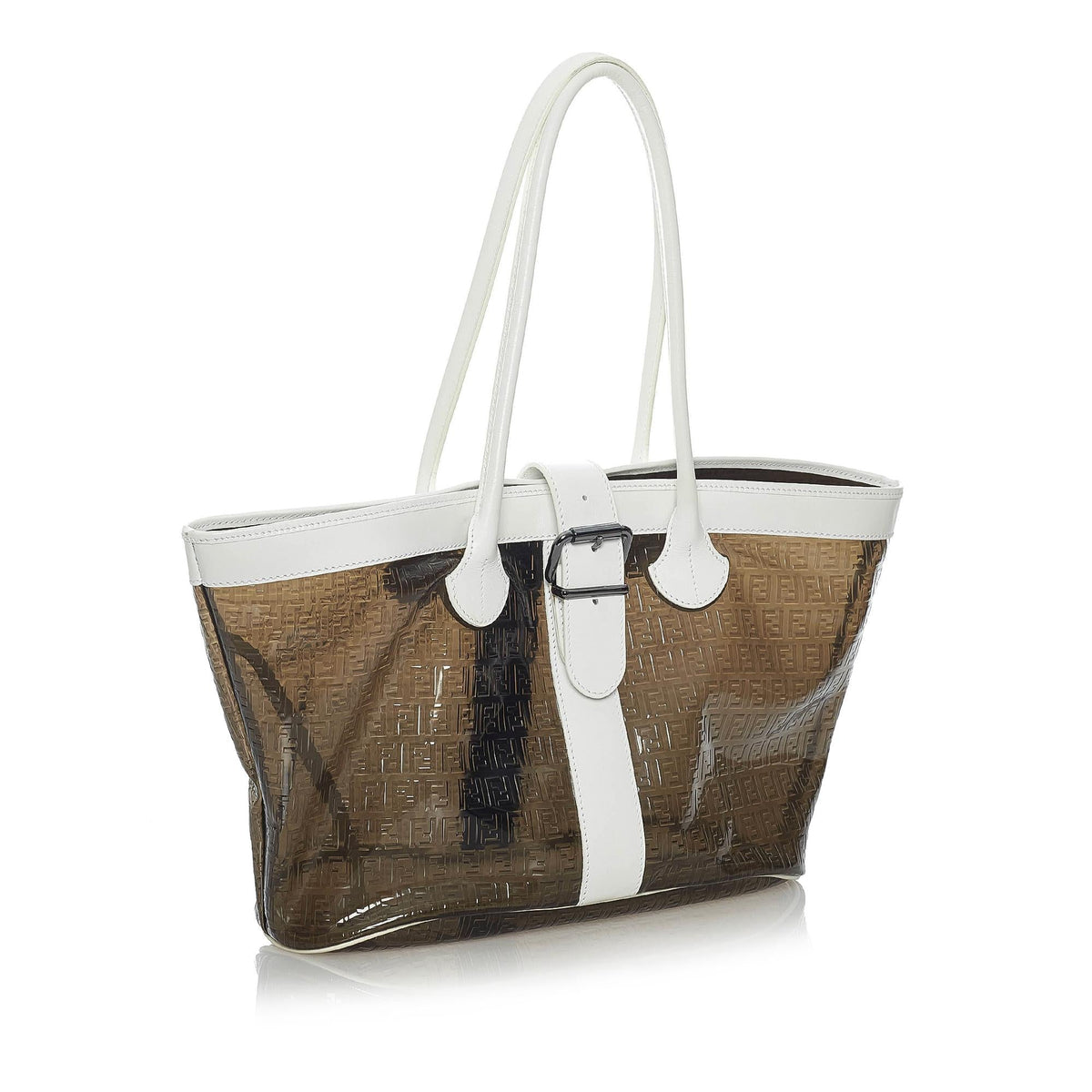 Fendi Zucchino Vinyl Shoulder Bag (SHG-30631) Rovelle Bags