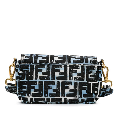 Fendi x Joshua Vides Mini Zucca Nylon Convertible Baguette Belt Bag (SHG-oO8sSN) Rovelle Bags