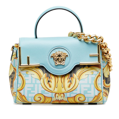 Fendi x Versace Fendace La Medusa Satchel (SHG-beO89n) Rovelle Bags