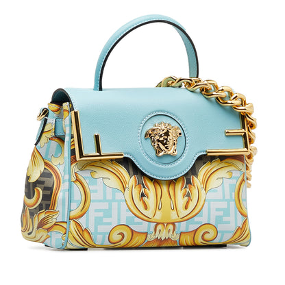 Fendi x Versace Fendace La Medusa Satchel (SHG-beO89n) Rovelle Bags