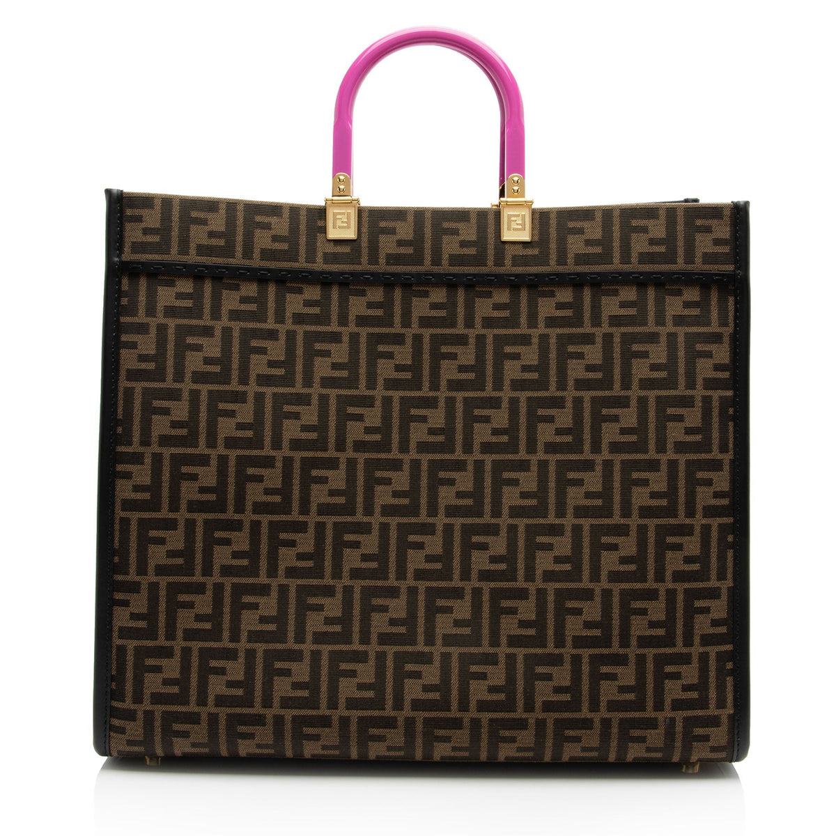 Fendi x Versace Zucca Medusa Crystal Sunshine Large Shopper Tote (SHF-Au7XmN) Rovelle Bags