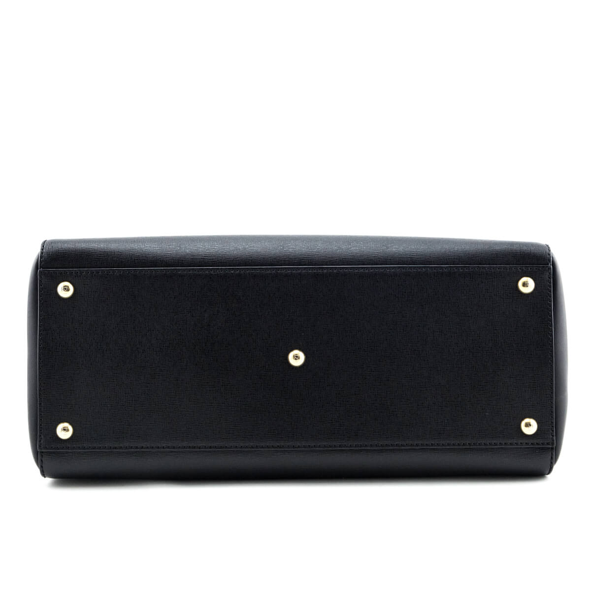 Fendi Black Vitello Elite Regular 2Jours Tote Rovelle Bags
