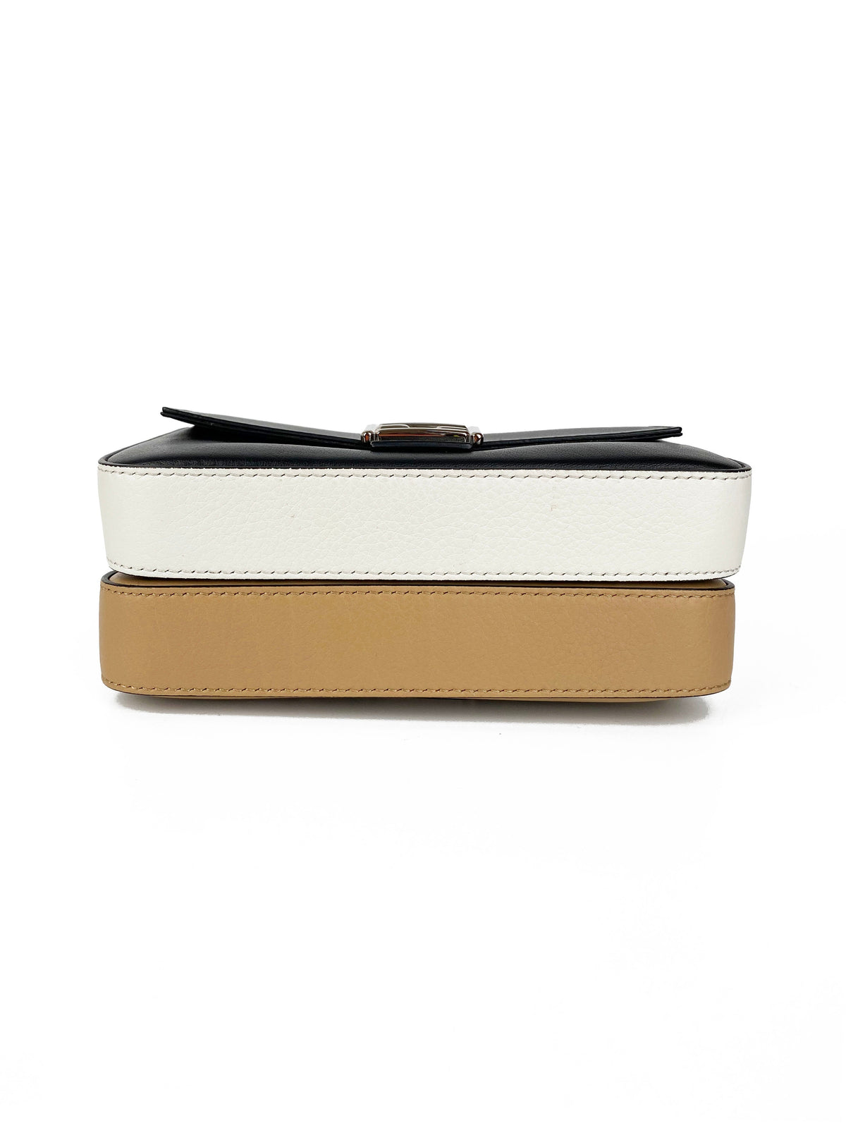 Fendi Black & Nude Micro Double Baguette Bag Rovelle Bags
