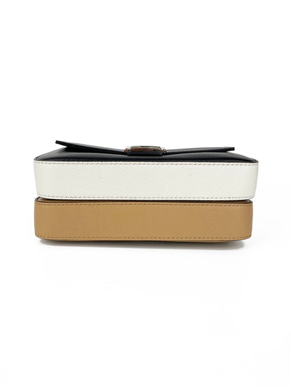 Fendi Black & Nude Micro Double Baguette Bag Rovelle Bags