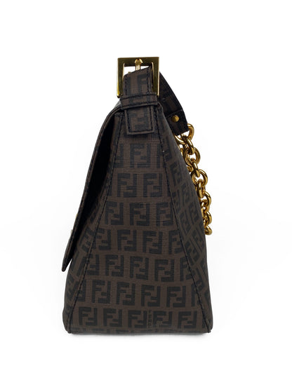 Fendi Brown Monogram Shoulder Bag Rovelle Bags