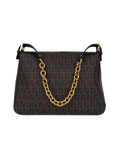Fendi Brown Monogram Shoulder Bag Rovelle Bags