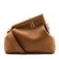 Fendi Brown Nappa Medium Fendi First Rovelle Bags