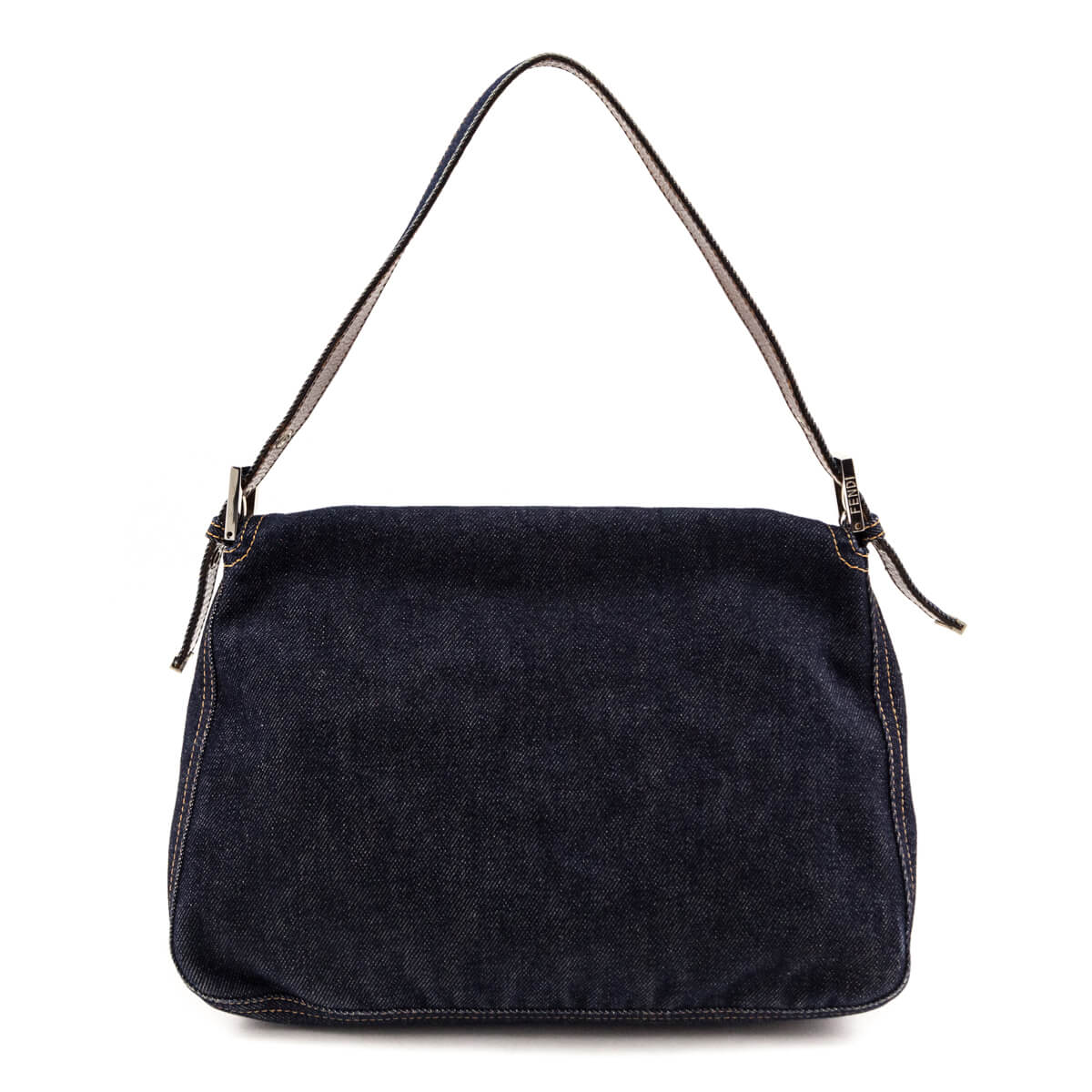 Fendi Denim Mama Baguette Rovelle Bags