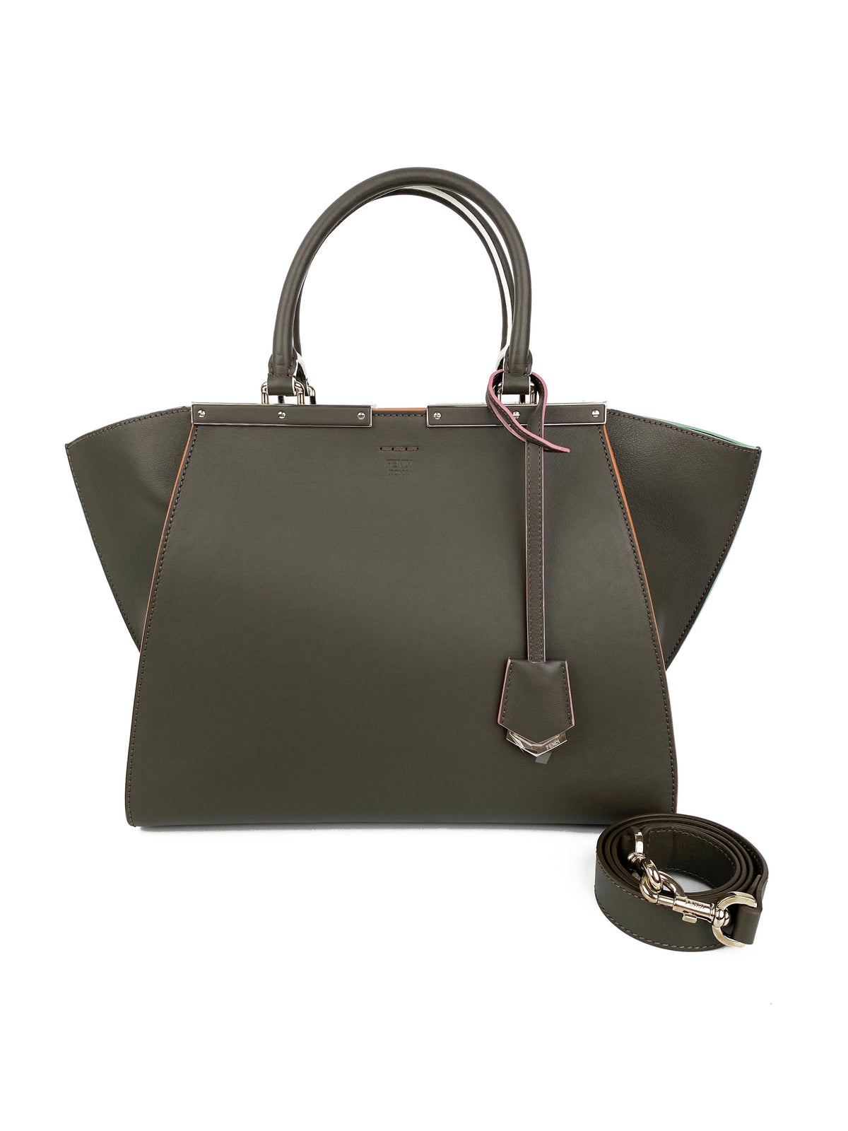 Fendi 2Jours Grey Tote Bag Rovelle Bags
