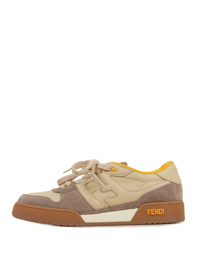 Fendi NEW IN BOX Brown/Cream Fendi Match Sneakers sz 39.5 Rovelle Bags
