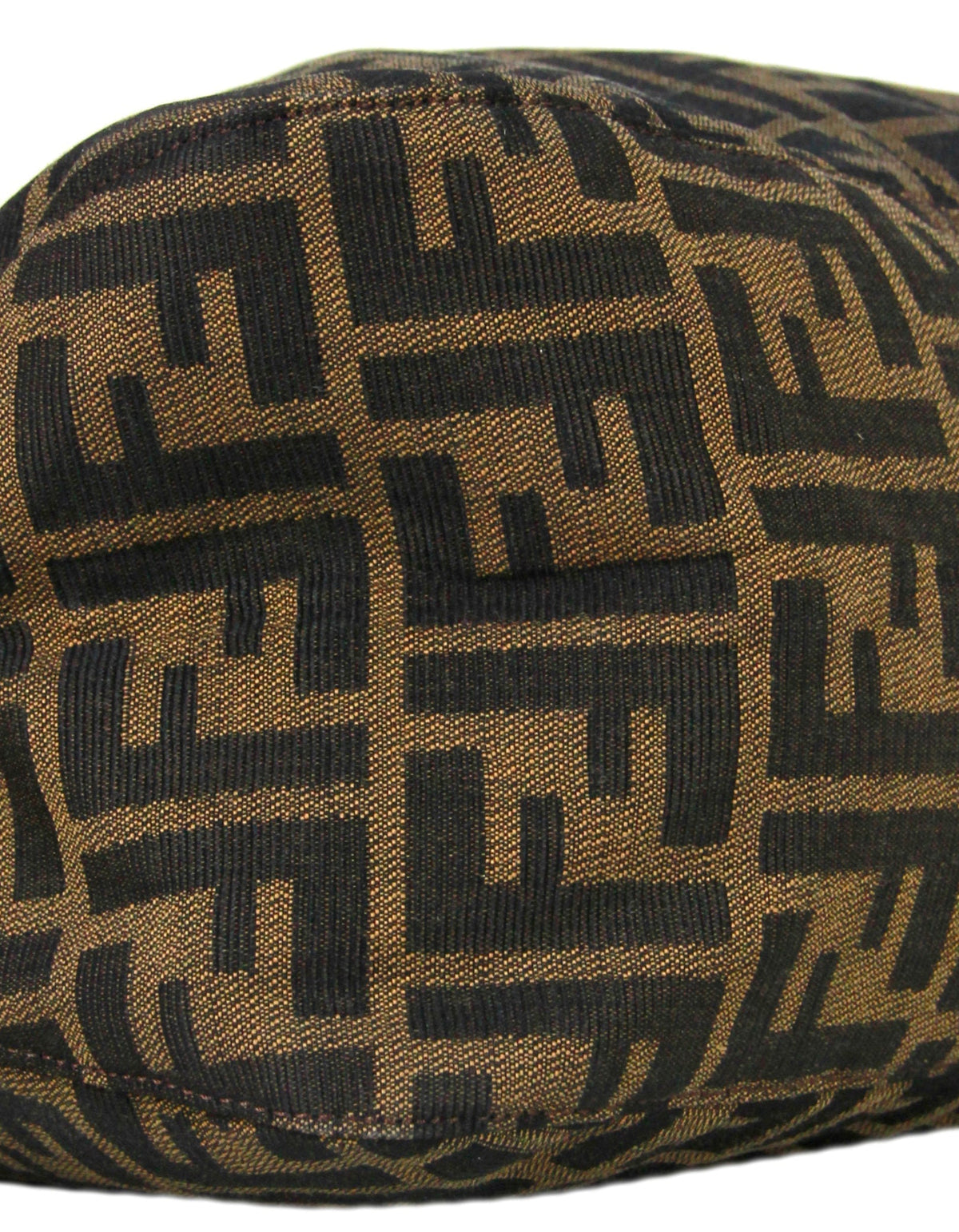 Fendi Tobacco Zucca Monogram Flap Baguette Bag Rovelle Bags