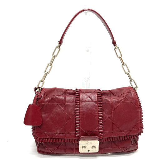 Christian Dior Shoulder Bag 10-MA-0150 leather Red Miss Dior new rock cannage Women Rovelle Bags