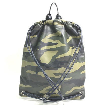 DIOR HOMME Backpack leather green Camouflage camouflage Backpack mens Rovelle Bags