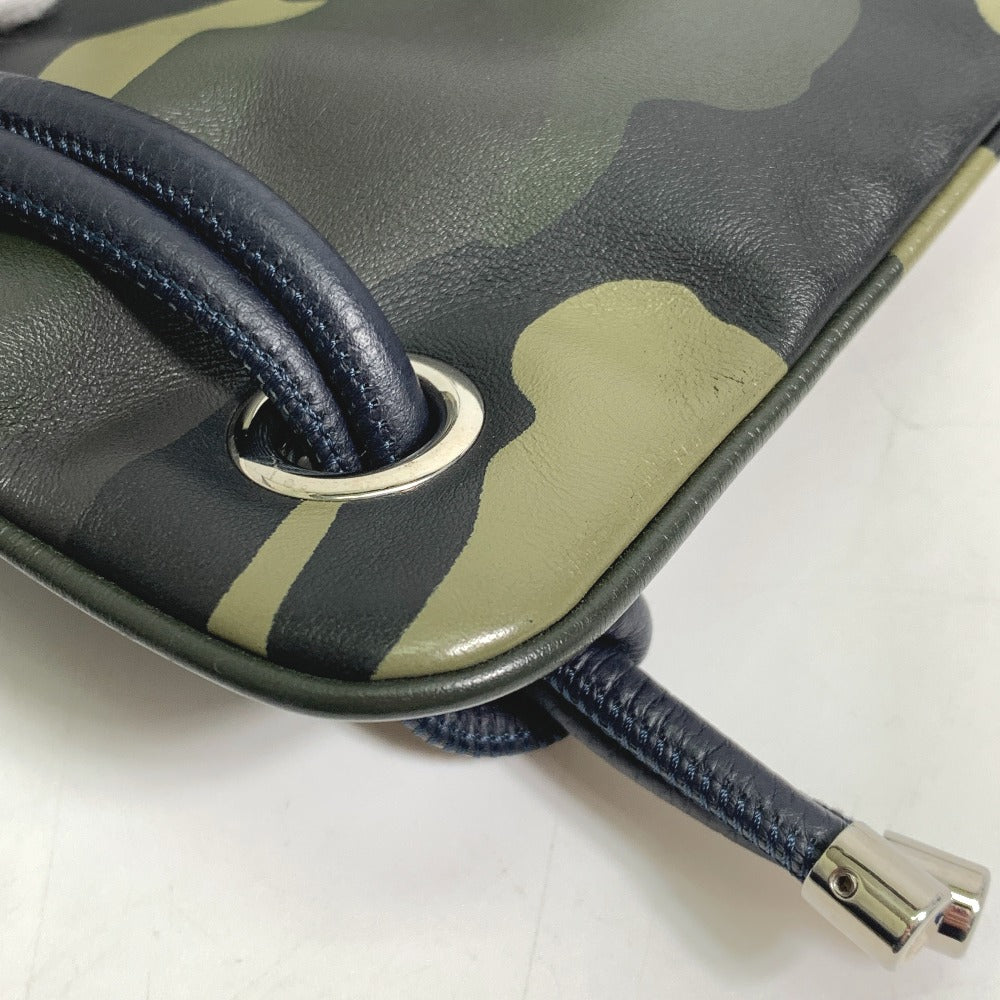 DIOR HOMME Backpack leather green Camouflage camouflage Backpack mens Rovelle Bags