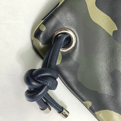 DIOR HOMME Backpack leather green Camouflage camouflage Backpack mens Rovelle Bags