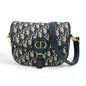 Dior Shoulder Bag M9319UTZQ Canvas / leather Navy Oblique BOBBY Women Rovelle Bags