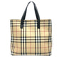 BURBERRY Tote Bag PVC / Leather beige check