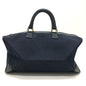 CELINE Boston Duffel bag Canvas / leather Navy C Macadam Carriage Women