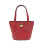 CELINE Handbag leather Red Mini tote Women