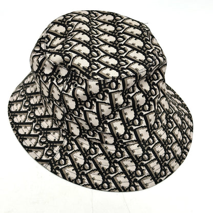 Dior hat Nylon Gray x black Trotter Bucket hat Bob hat Women Size unknown Rovelle Bags