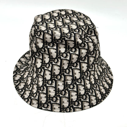 Dior hat Nylon Gray x black Trotter Bucket hat Bob hat Women Size unknown Rovelle Bags
