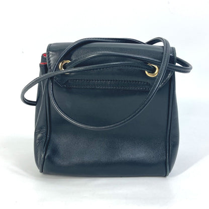 Dior Shoulder Bag leather black pochette bag purse Women Rovelle Bags