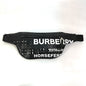 BURBERRY Sling bag 8028160 enamel enamel leather black logo BRUMMELL horse ferry HOSEFEY mens