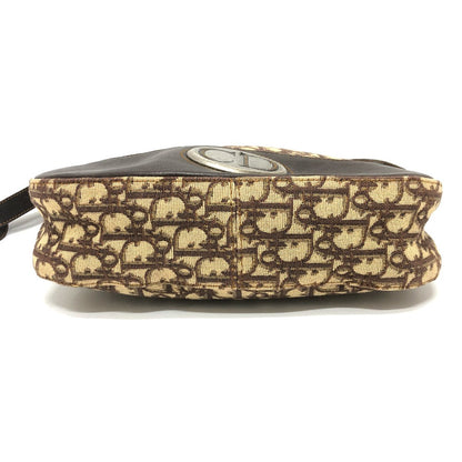 Christian Dior Shoulder Bag Canvas / leather Brown Trotter Women Rovelle Bags