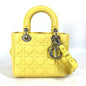 Dior Handbag M0532PCAL lambskin yellow Lady Dior LADYDIOR My ABCDior Women Rovelle Bags