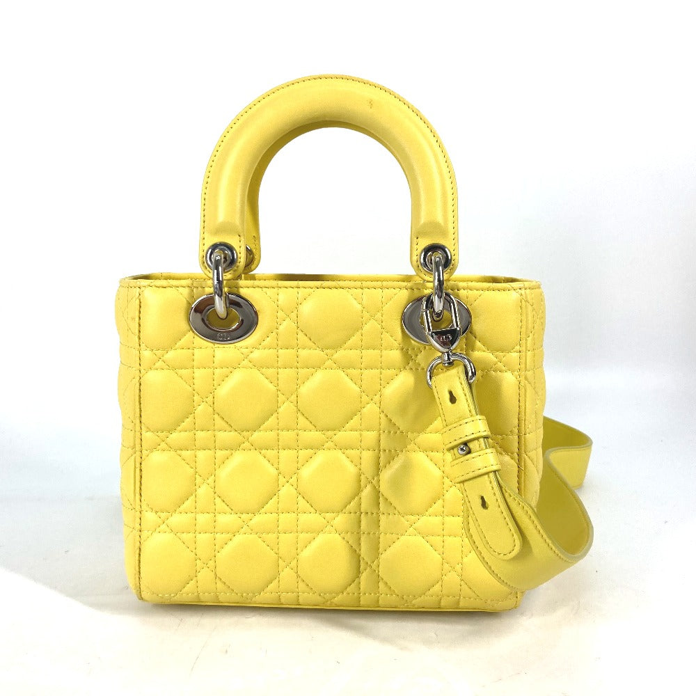 Dior Handbag M0532PCAL lambskin yellow Lady Dior LADYDIOR My ABCDior Women Rovelle Bags
