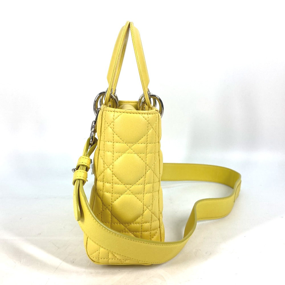 Dior Handbag M0532PCAL lambskin yellow Lady Dior LADYDIOR My ABCDior Women Rovelle Bags