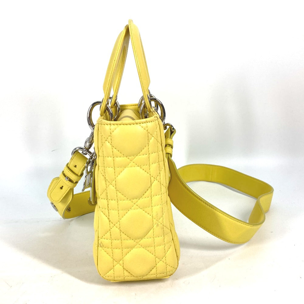 Dior Handbag M0532PCAL lambskin yellow Lady Dior LADYDIOR My ABCDior Women Rovelle Bags