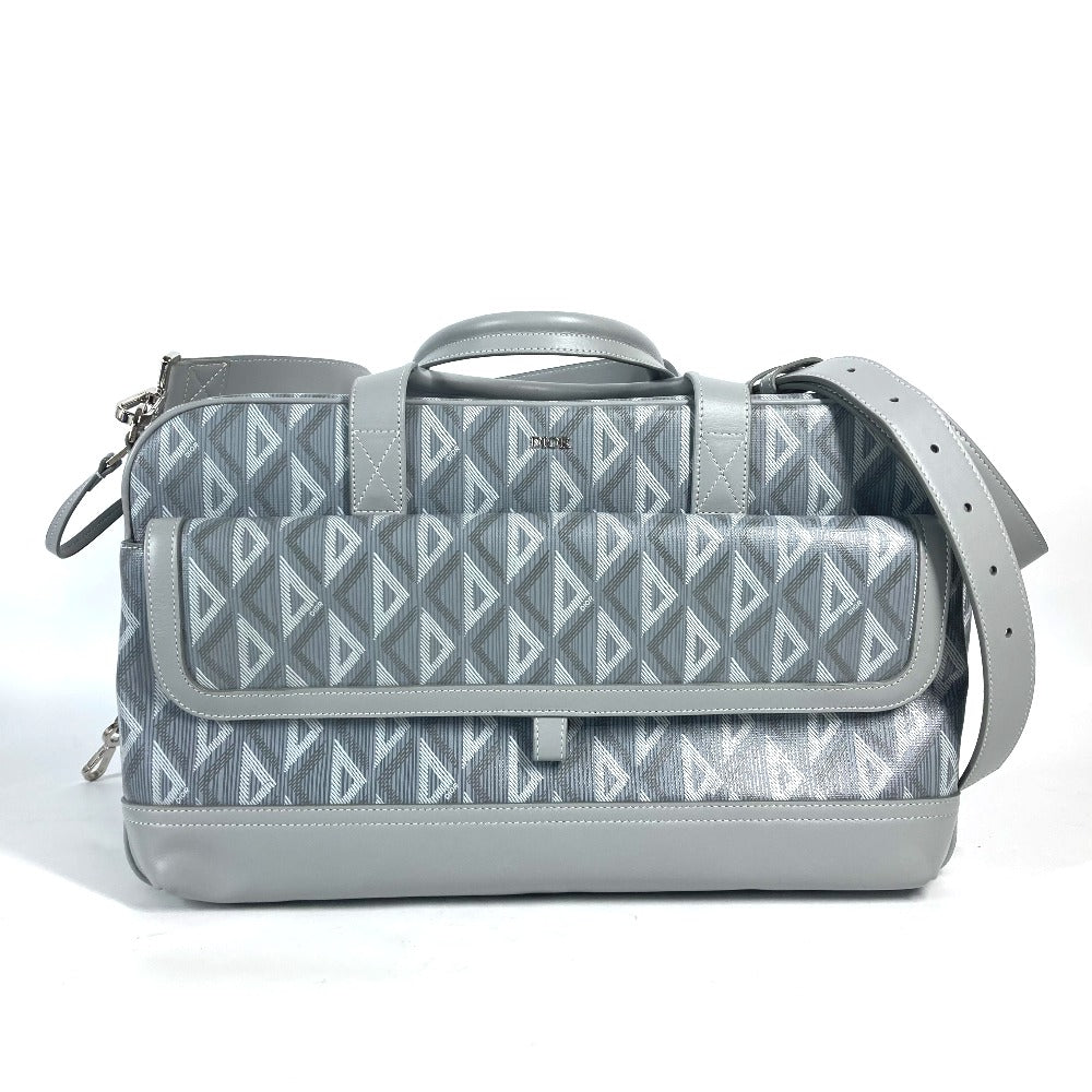 Dior Shoulder Bag 1ESDU035CDP_H42E Canvas, Leather gray CD Diamond Dior Hit the Road Pet Carrier Bag unisex(Unisex) Rovelle Bags