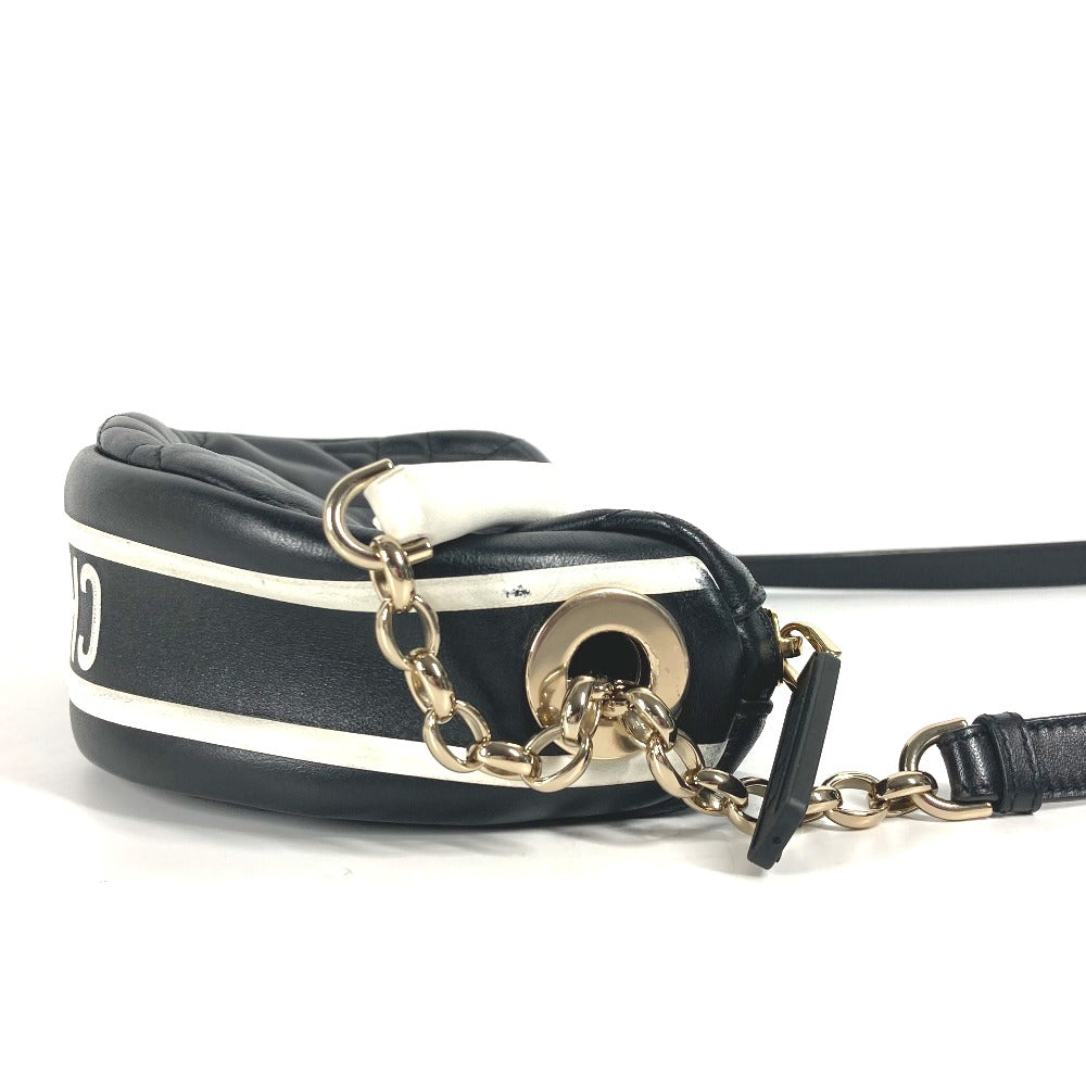Dior Shoulder Bag M7200ONOA leather black Canage VIBE Hobo Bag Small Women Rovelle Bags