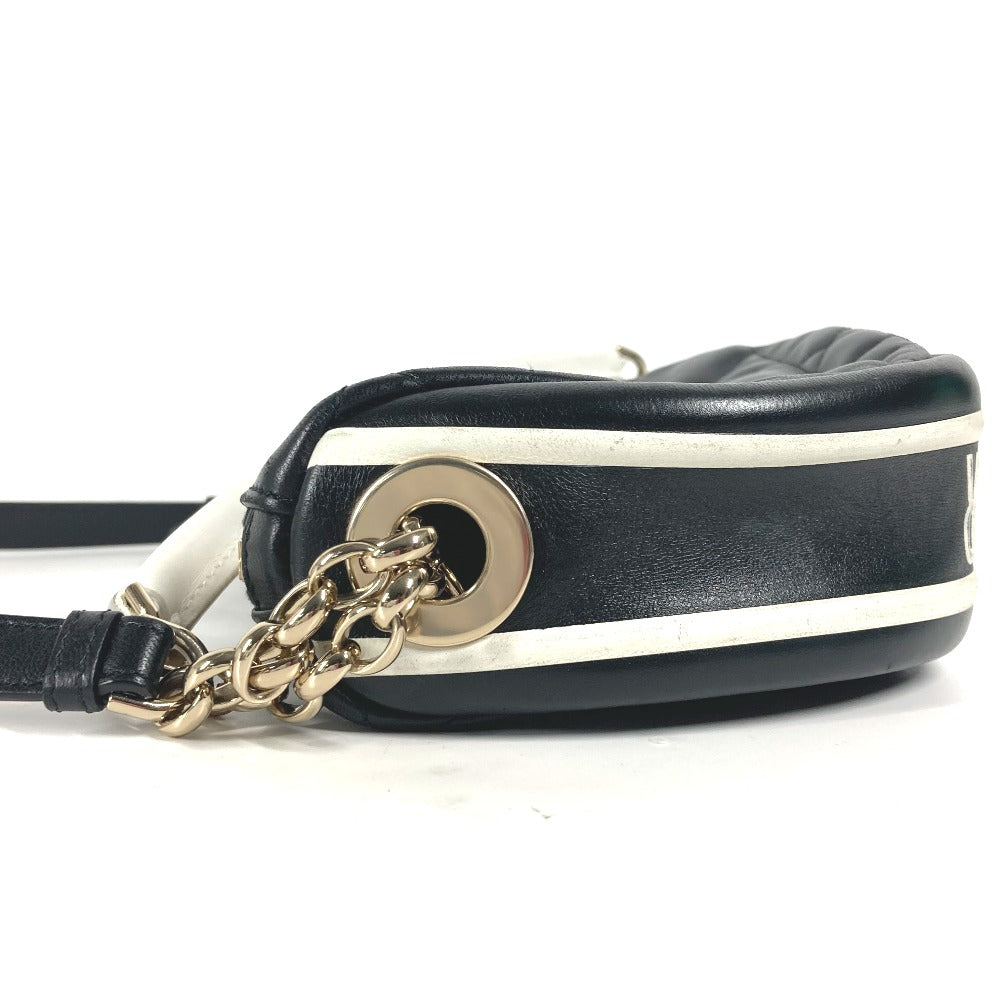 Dior Shoulder Bag M7200ONOA leather black Canage VIBE Hobo Bag Small Women Rovelle Bags