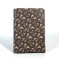 BURBERRY passport case PVC / Leather Brown TB logo Women