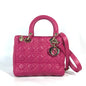 Dior Handbag lambskin pink Crossbody Lady Dior Women Rovelle Bags
