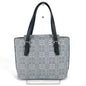 BURBERRY Handbag Leather / canvas Navy