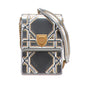 Silver Dior Metallic Studded Calfskin Vertical Diorama Crossbody Bag Rovelle Bags
