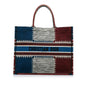 Blue Dior Large French Flag Book Tote Rovelle Bags