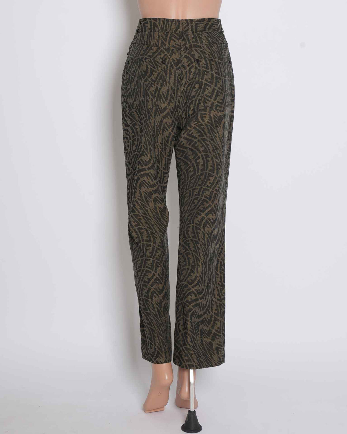 Fendi Monogram Women's Straight Fit Pants Rovelle Bags