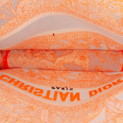Orange Dior Mini Canvas Embroidered Dioriviera Toile De Jouy Book Tote Handbag Rovelle Bags