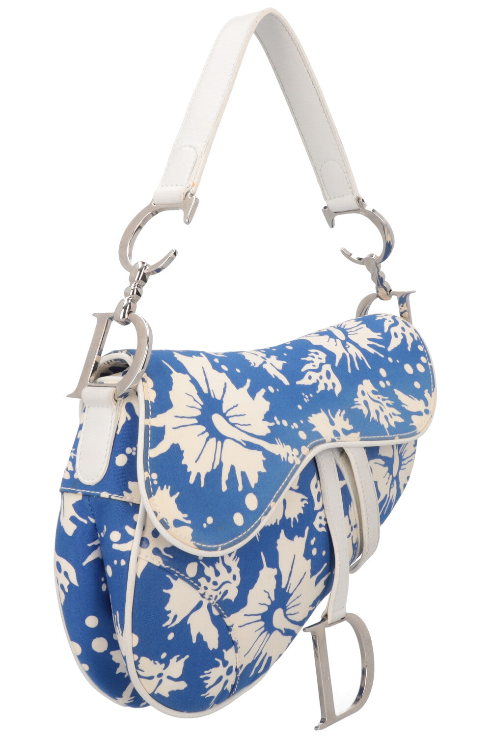 Christian Dior Surf Chick Saddle Bag Blue White Rovelle Bags