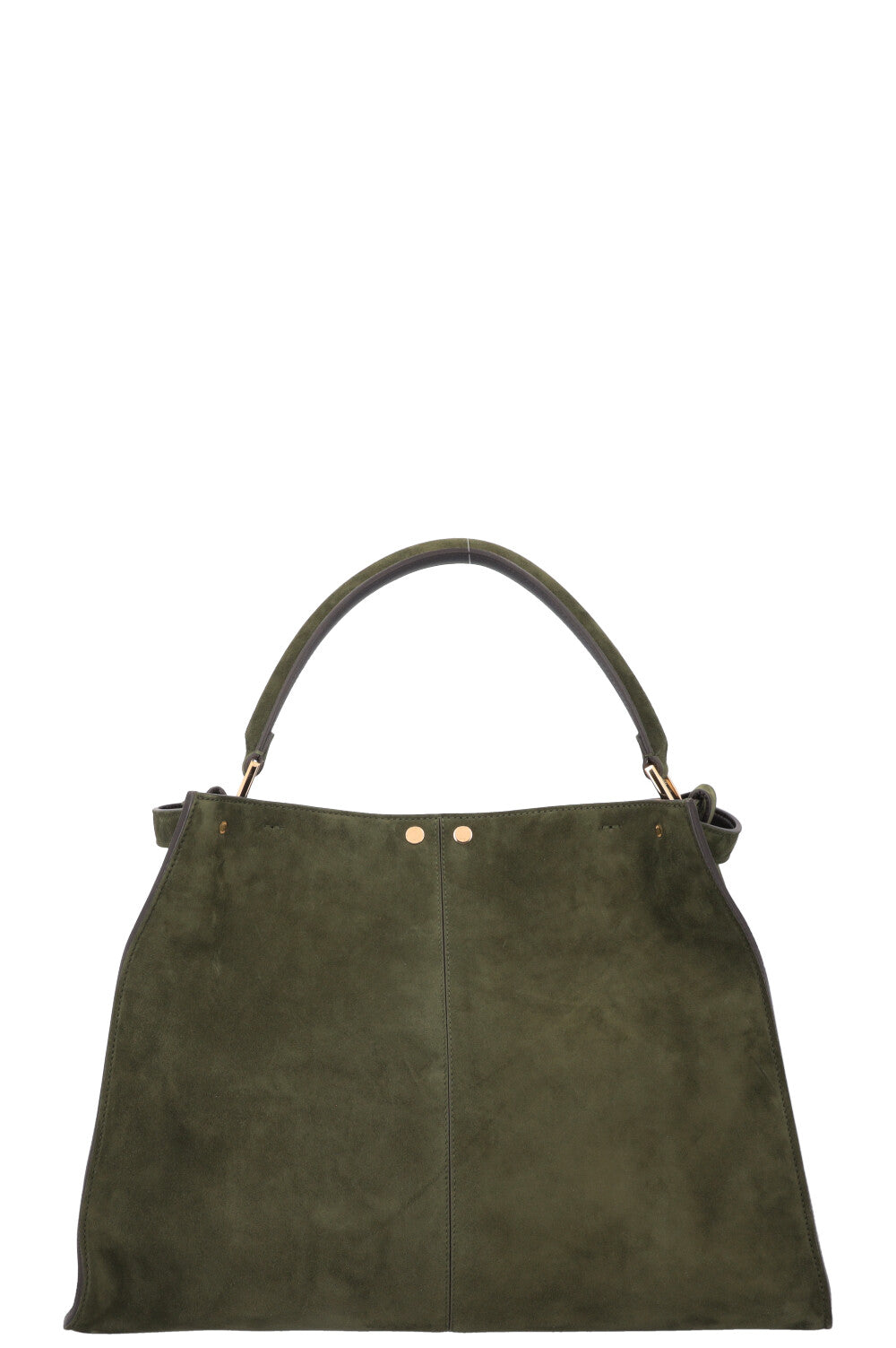 FENDI Large Peekaboo X-Lite Bag Suede Green Rovelle Bags